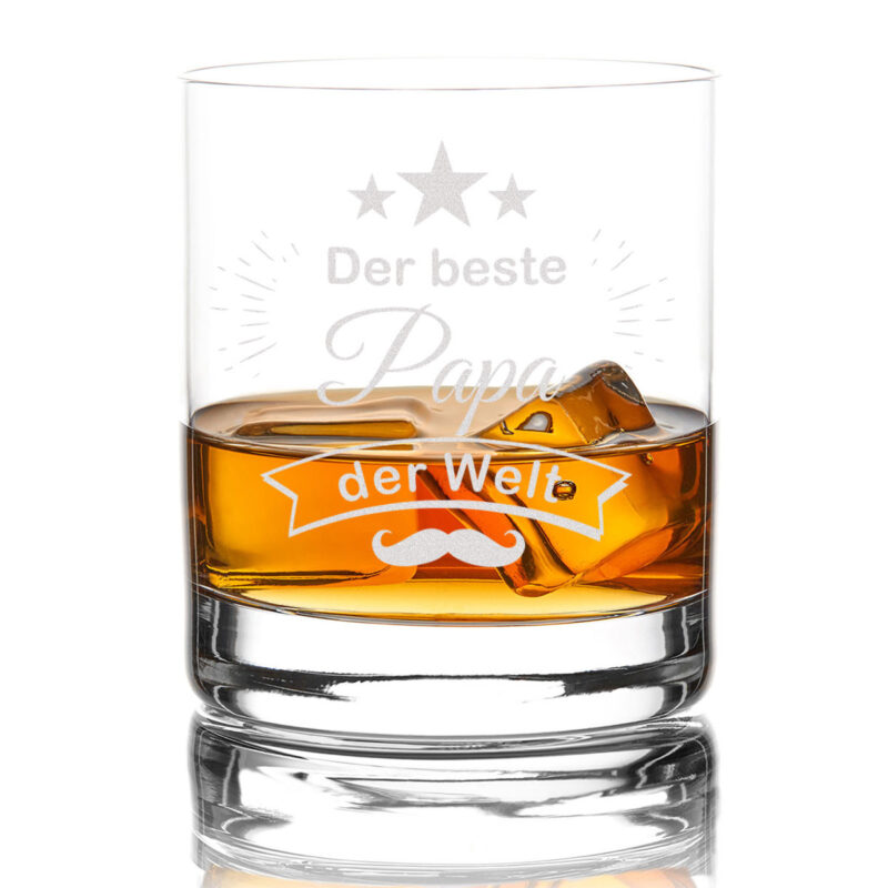 Bild von   whiskyglas mit gravur der besjpg | 🌟 Gravur nach Wunsch 🪄