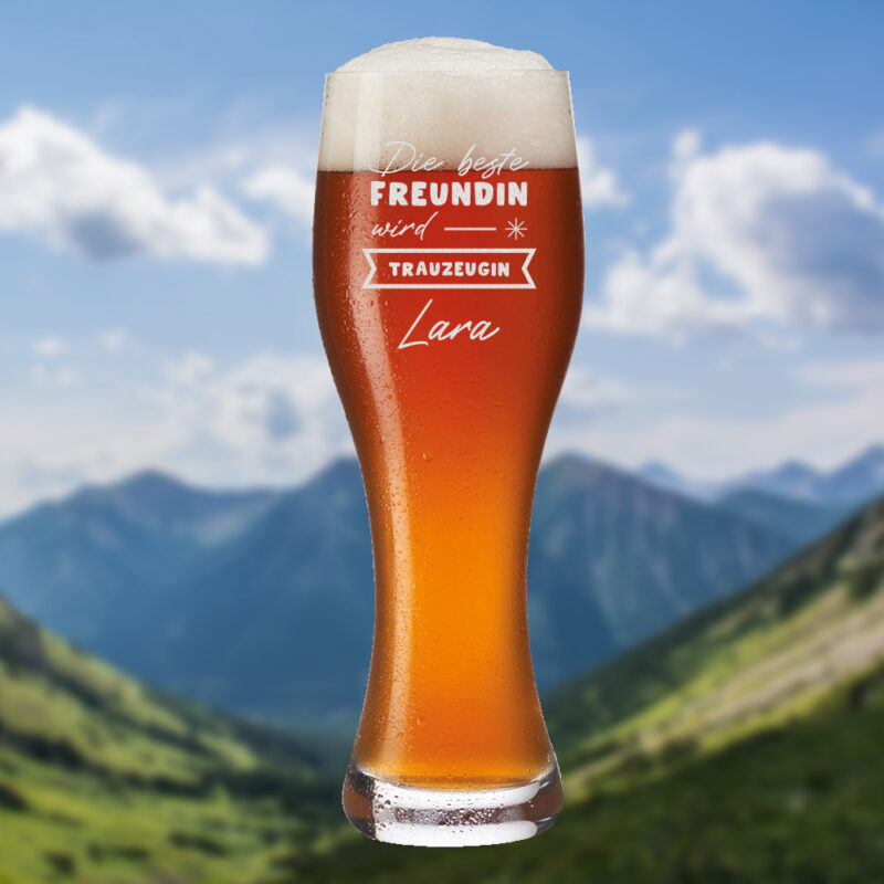 Bild von   weizenbierglas mit personalisijpg | 🌟 Gravur nach Wunsch 🪄