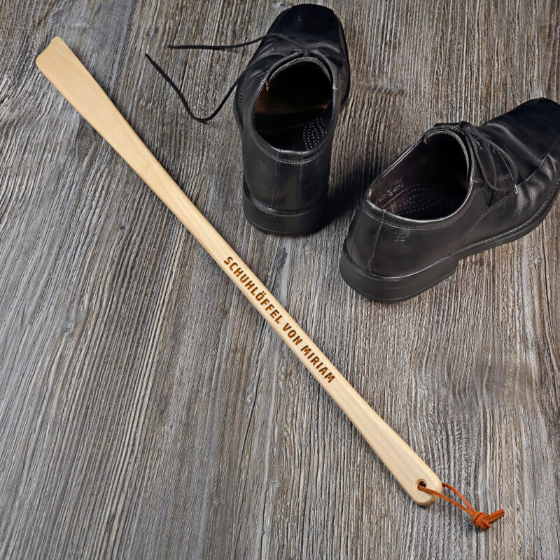 Bild von   schuhloeffel buchenholz geoeltjpg | 🌟 Gravur nach Wunsch 🪄