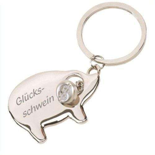 Schlüsselanhänger Glücksschwein