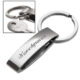 Bild von Schlüsselanhänger in silber aus Metall inkl Gravur | 🔮 Gravur nach Wunsch 🌟