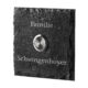 Bild von LED Türklingel aus Schiefer Model Amsel inkl Gravur Motiv Familienname | 🔮 Gravur nach Wunsch 🌟