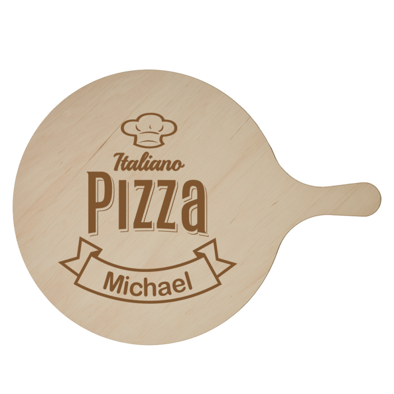 Bild von   pizzabrett italiano mit deinpng | 🌟 Gravur nach Wunsch 🪄