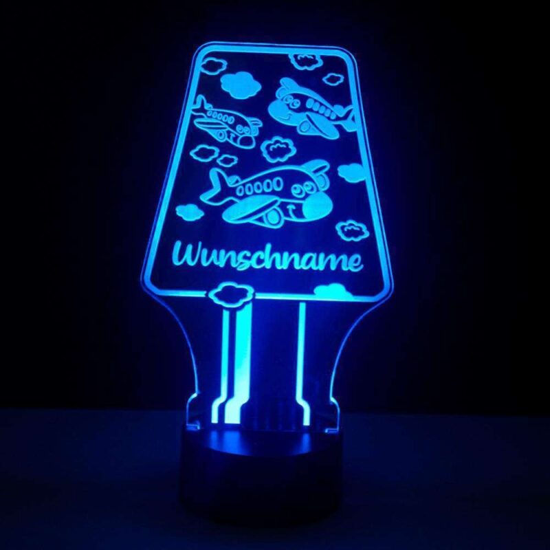 Bild von   kinder nachtlicht lampe mit najpg | 🌟 Gravur nach Wunsch 🪄