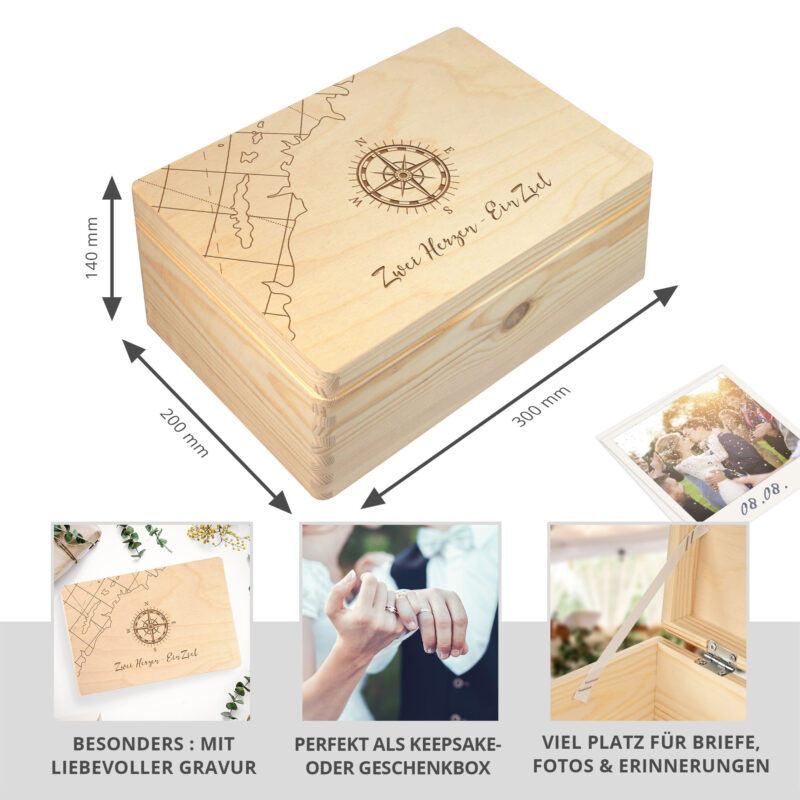 Bild von   erinnerungsbox mit gravur kojpg | 🌟 Gravur nach Wunsch 🪄