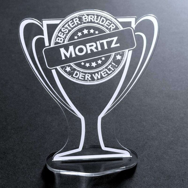 Bild von   acryl pokal mit namensgravur bjpg | 🌟 Gravur nach Wunsch 🪄
