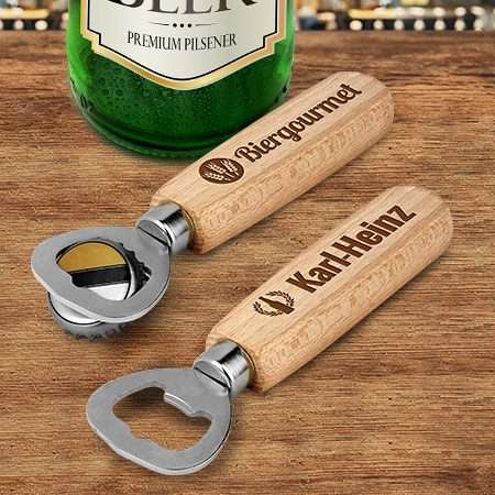 Bild von   holz flaschenoeffner mit gravujpg | 🌟 Gravur nach Wunsch 🪄