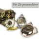 🖻 Personalisierte Taschenuhr mit Kette in Bronze | 🔮 Gravur nach Wunsch 🌟 Bild von Personalisierte Taschenuhr mit Kette in Bronze | 🔮 Gravur nach Wunsch 🌟