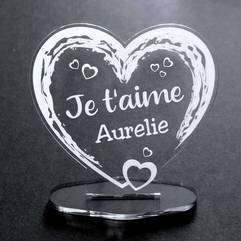 Bild von   acryl herz ich liebe dich najpg | 🌟 Gravur nach Wunsch 🪄
