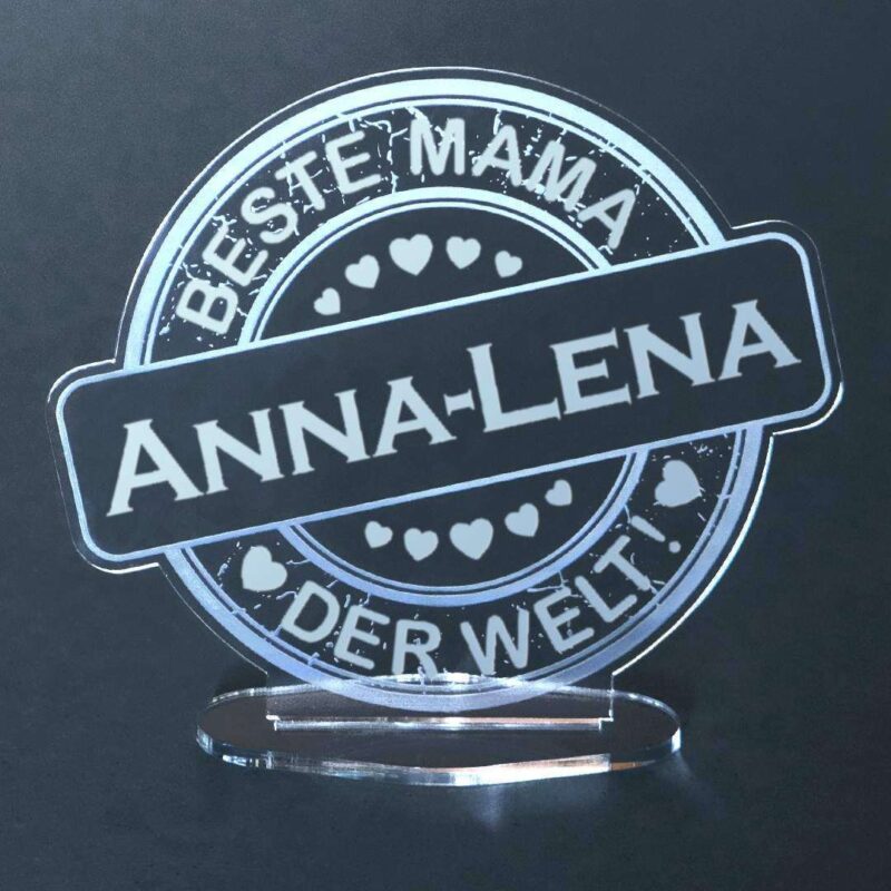 Bild von   acryl button mit namensgravurjpg | 🌟 Gravur nach Wunsch 🪄