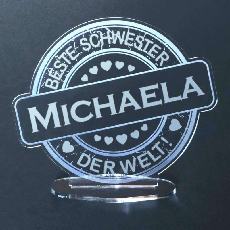 Bild von   acryl button mit namensgravurjpg | 🌟 Gravur nach Wunsch 🪄