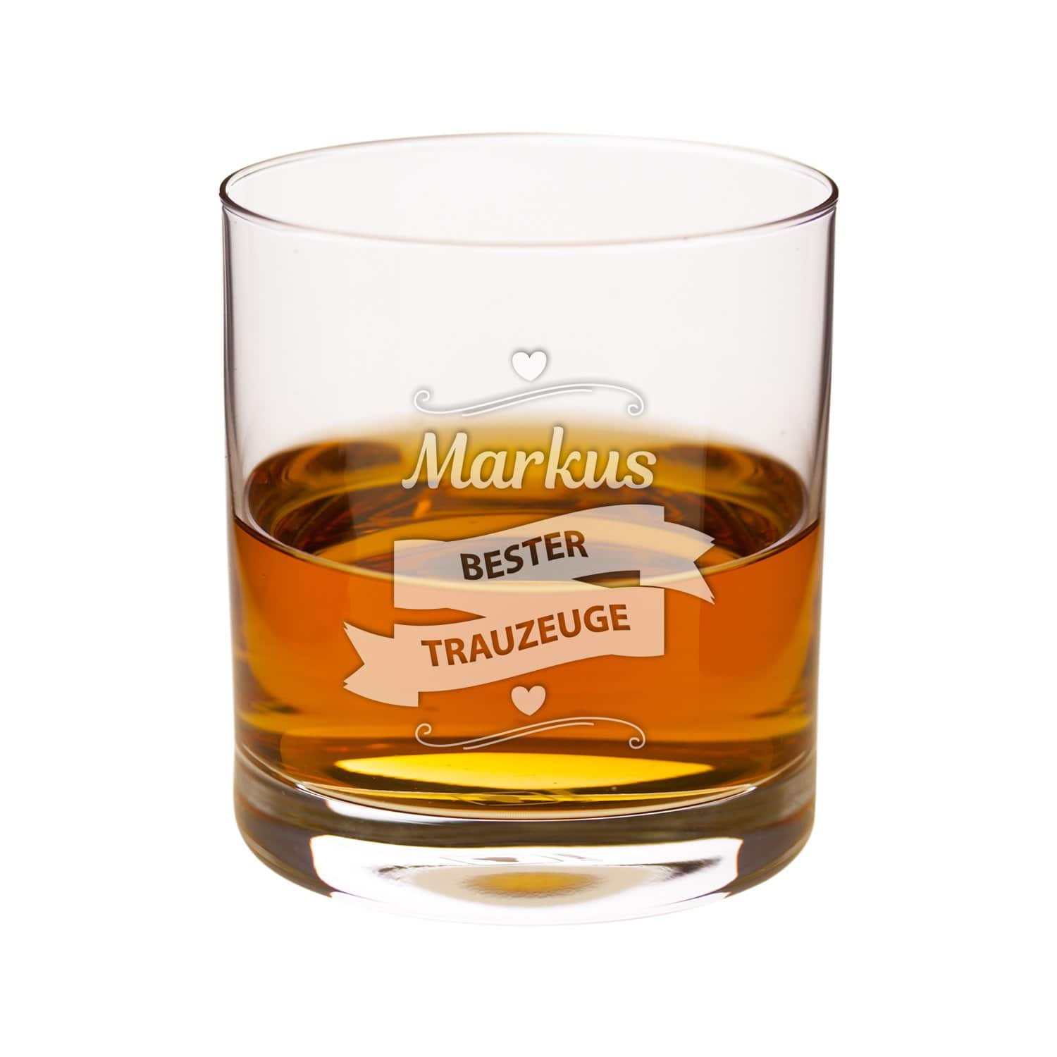 Bild von Whiskyglas Bester Trauzeuge mit Personalisierung | 🔮 Gravur nach Wunsch 🌟