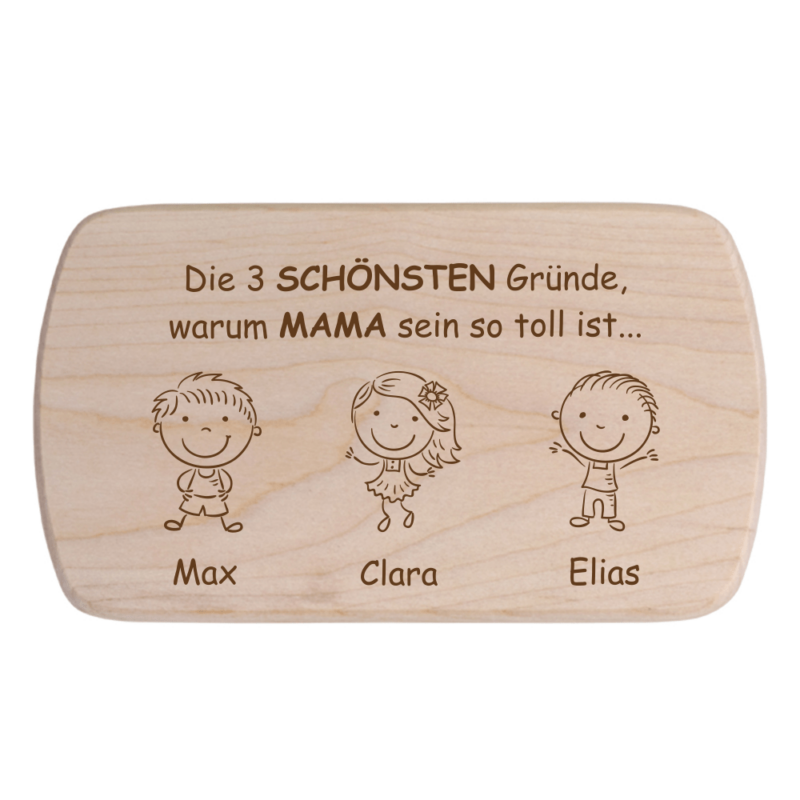 Bild von   fruehstuecksbrett die schoenstpng | 🌟 Gravur nach Wunsch 🪄