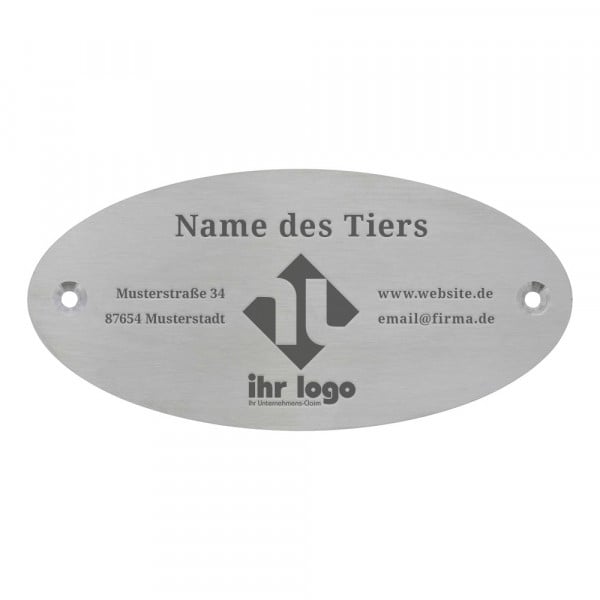 🖼️ 29584-1-tierschild-aus-edelstahl-oval.jpg | 🌟 Gravur nach Wunsch 🪄 Bild von tierschild aus edelstahl ovaljpg | 🌟 Gravur nach Wunsch 🪄