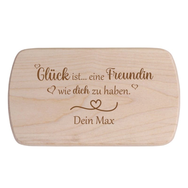 Bild von   fruehstuecksbrettchen glueck ipng | 🌟 Gravur nach Wunsch 🪄