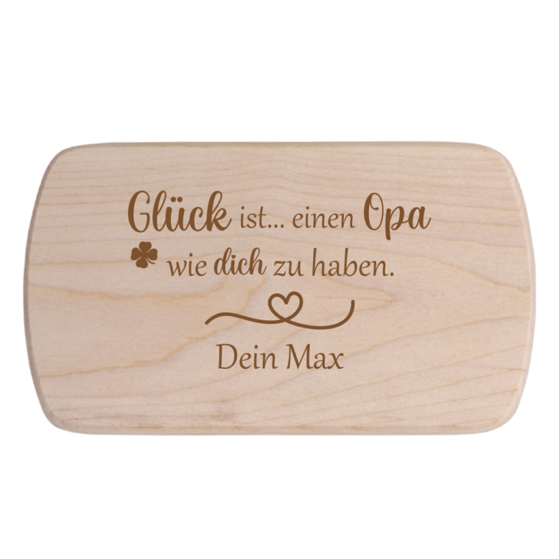 Bild von   fruehstuecksbrettchen glueck ipng | 🌟 Gravur nach Wunsch 🪄