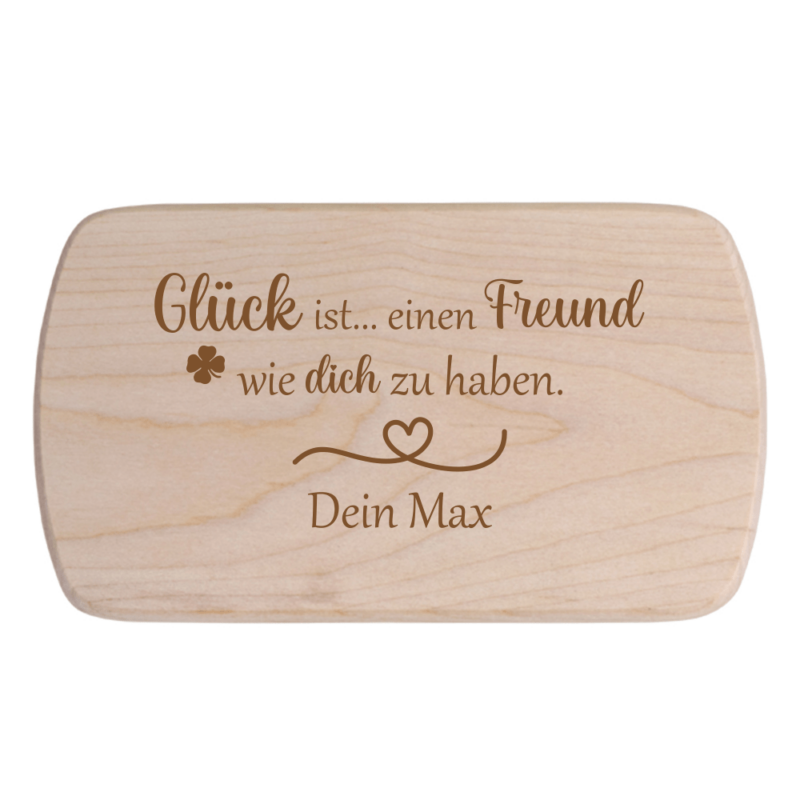 Bild von   fruehstuecksbrettchen glueck ipng | 🌟 Gravur nach Wunsch 🪄