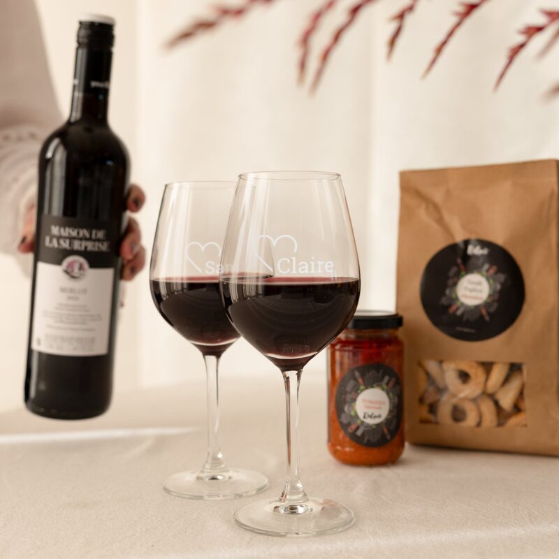 Bild von   praesentbox mit wein graviertjpg | 🌟 Gravur nach Wunsch 🪄
