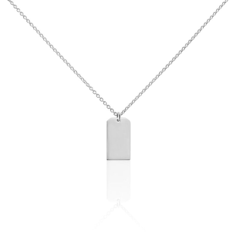 Bild von   unisex halskette silber  rhjpg | 🌟 Gravur nach Wunsch 🪄