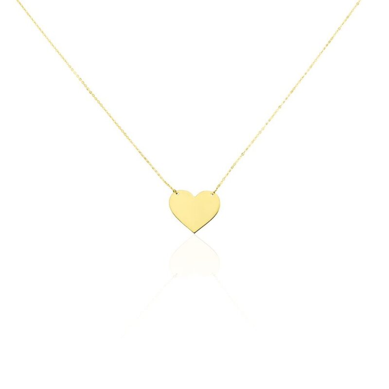 Bild von   damen halskette gold  herzjpg | 🌟 Gravur nach Wunsch 🪄