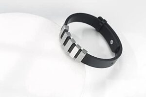 Bild von   tmt personalisiertes armband mjpg | 🌟 Gravur nach Wunsch 🪄