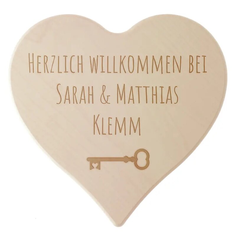 Bild von   holzschild herzlich willkommejpg | 🌟 Gravur nach Wunsch 🪄