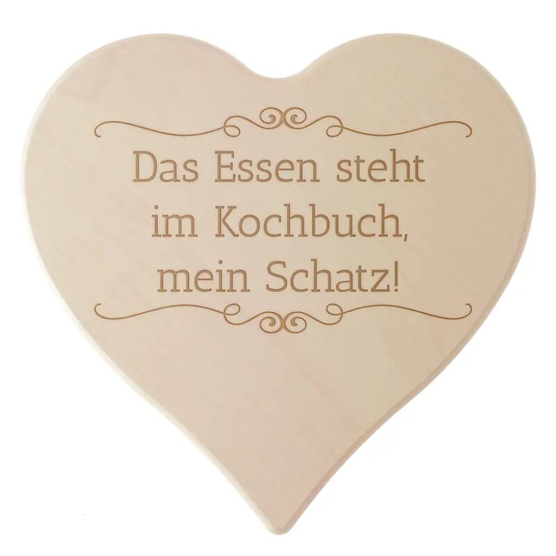 Bild von   schneidebrett herz mit gravierjpg | 🌟 Gravur nach Wunsch 🪄