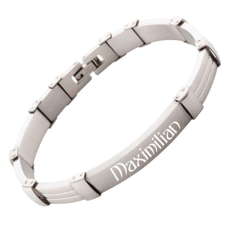 Bild von   armband mit gravur edelstahl ajpg | 🌟 Gravur nach Wunsch 🪄