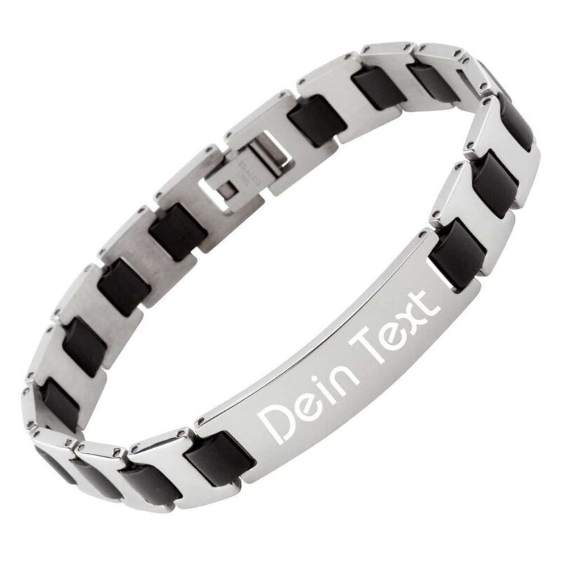 Bild von   armband mit gravur edelstahl kjpg | 🌟 Gravur nach Wunsch 🪄