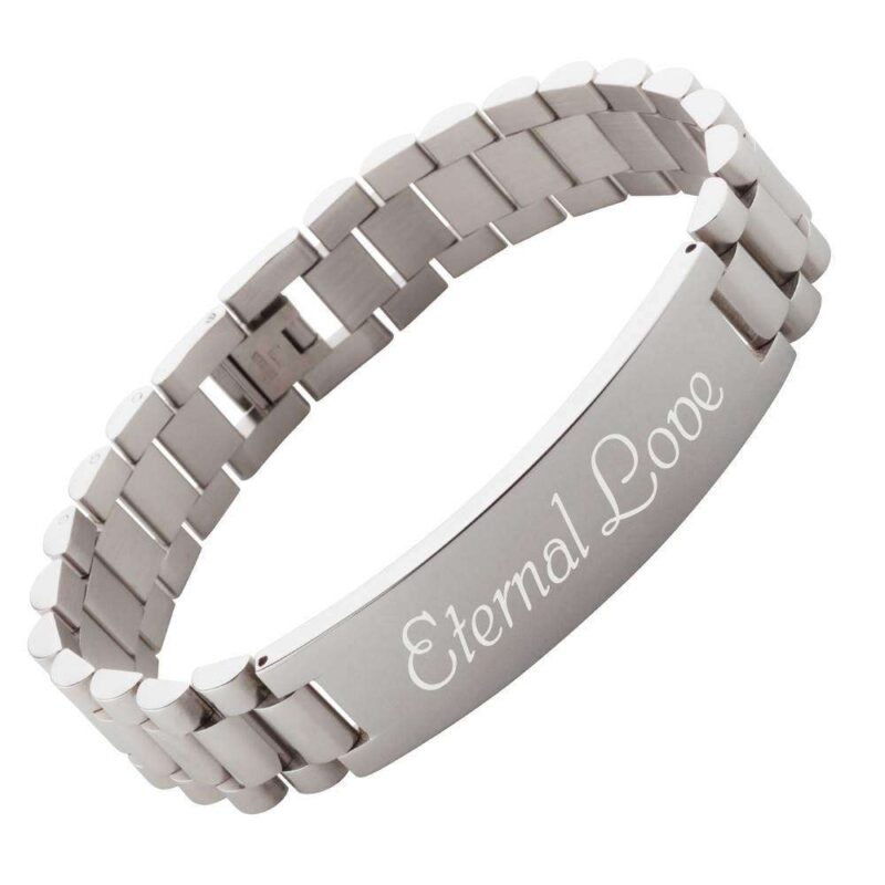 Bild von   armband mit gravur edelstahl ajpg | 🌟 Gravur nach Wunsch 🪄