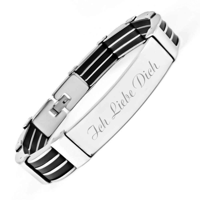 Bild von   armband mit gravur edelstahl kjpg | 🌟 Gravur nach Wunsch 🪄