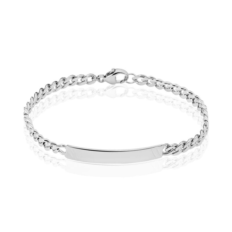 Bild von   unisex id armband silber  gjpg | 🌟 Gravur nach Wunsch 🪄