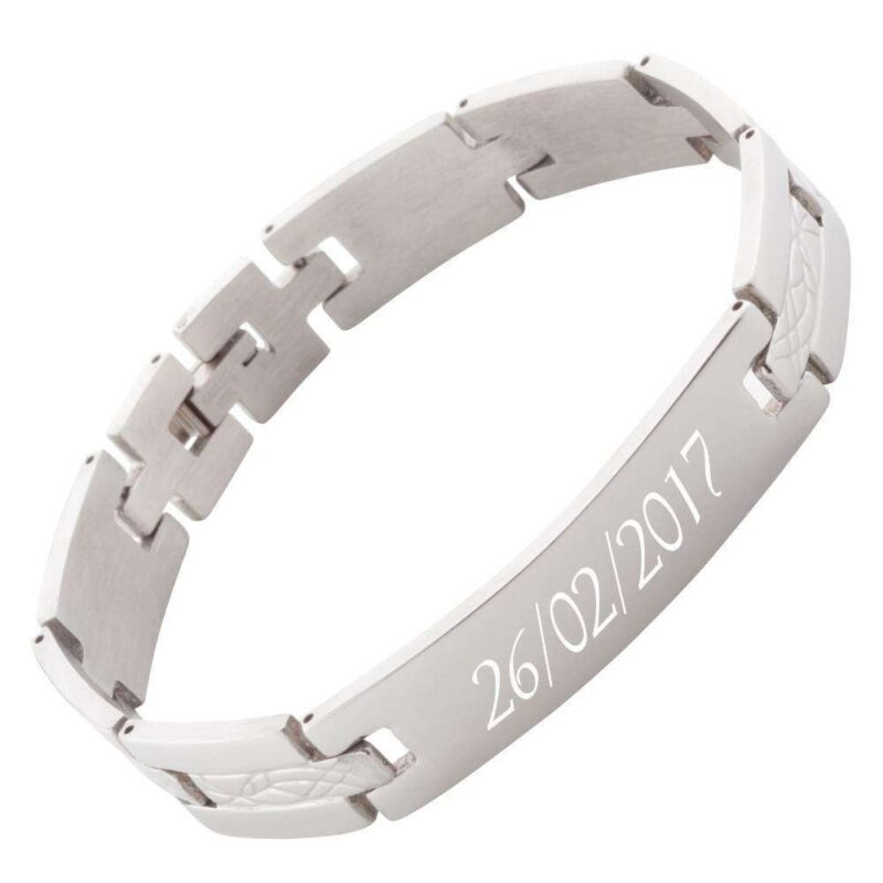 Bild von   armband mit gravur edelstahl ajpg | 🌟 Gravur nach Wunsch 🪄