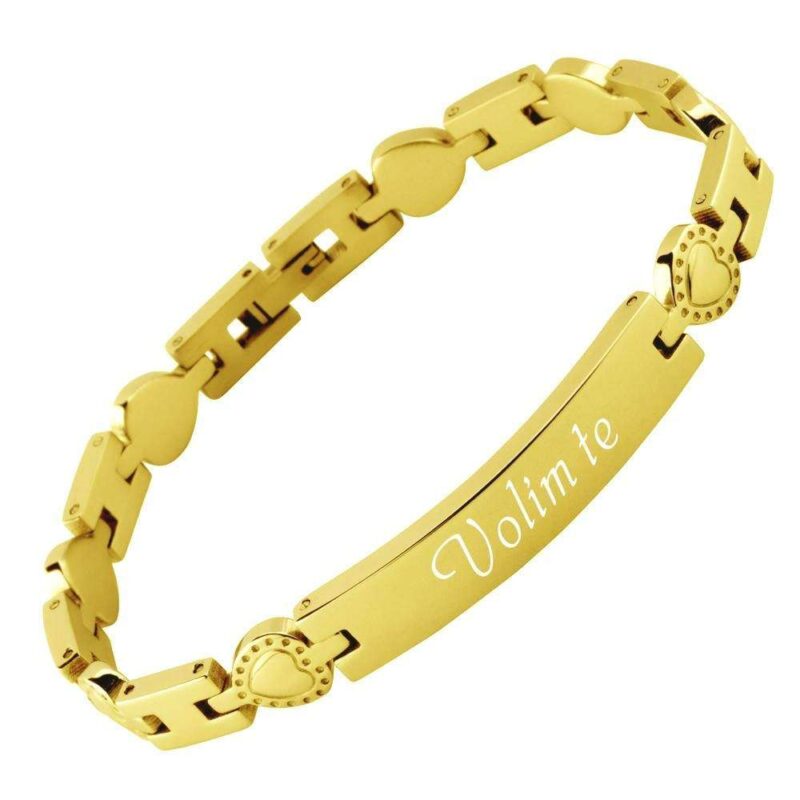 Bild von   armband mit gravur edelstahl hjpg | 🌟 Gravur nach Wunsch 🪄