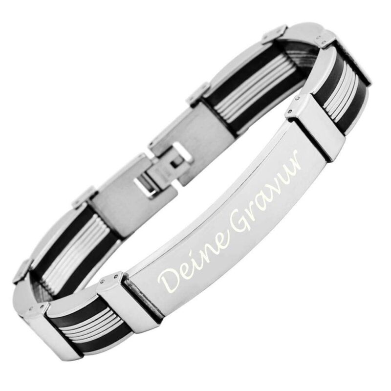 Bild von   armband mit gravur edelstahl kjpg | 🌟 Gravur nach Wunsch 🪄