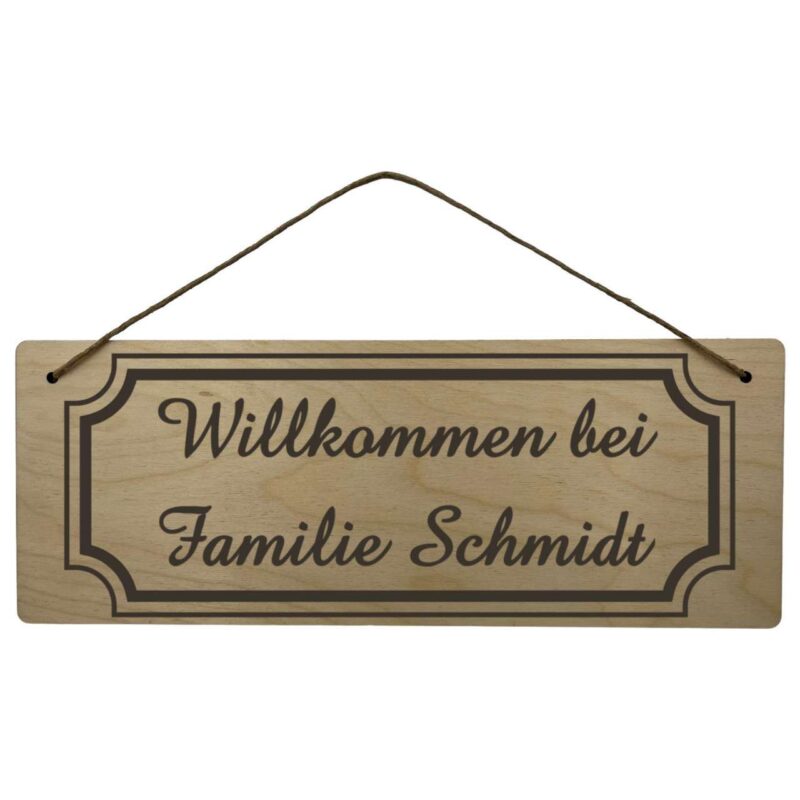 Bild von   holz schild rechteck personalijpg | 🌟 Gravur nach Wunsch 🪄