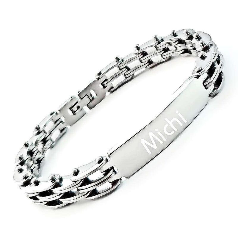 Bild von   armband mit gravur edelstahl ajpg | 🌟 Gravur nach Wunsch 🪄