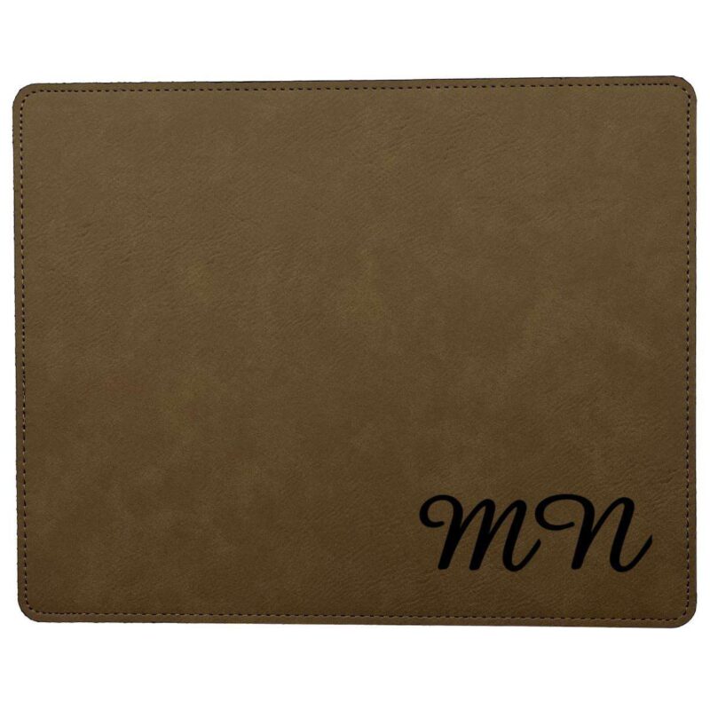 Bild von   mousepad kunstleder rechteckigjpg | 🌟 Gravur nach Wunsch 🪄