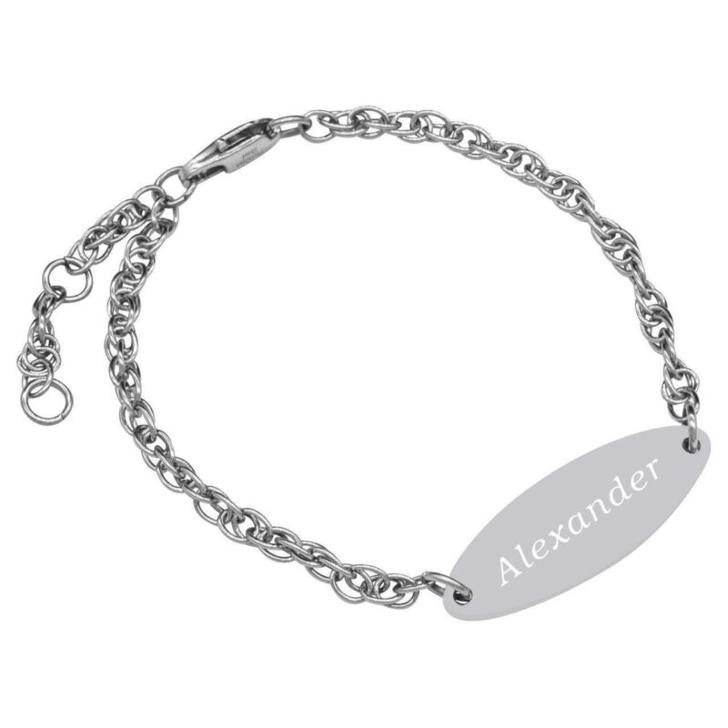 Bild von   armband mit gravur edelstahl ajpg | 🌟 Gravur nach Wunsch 🪄