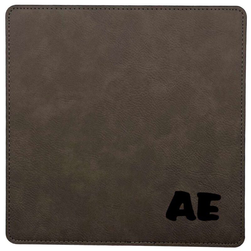 Bild von   mousepad kunstleder quadratiscjpg | 🌟 Gravur nach Wunsch 🪄
