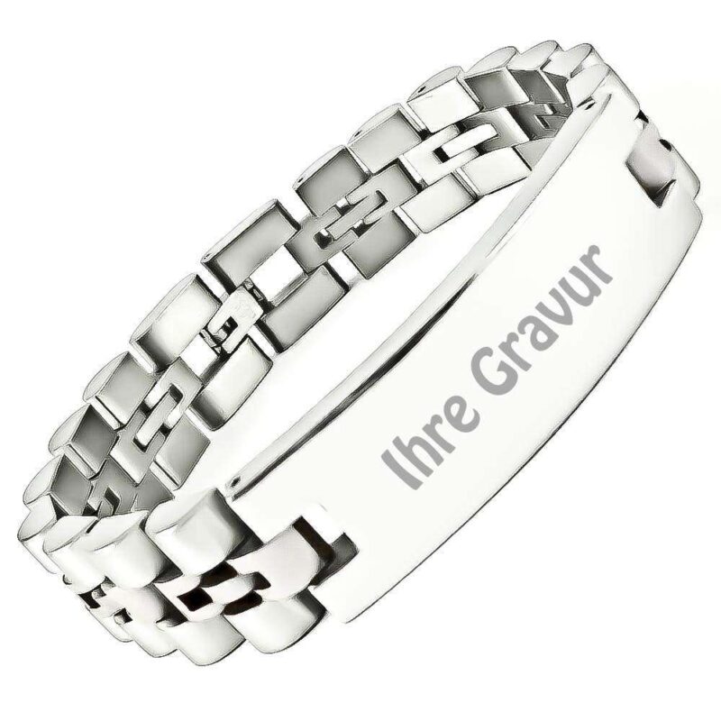 Bild von   armband mit gravur edelstahl ajpg | 🌟 Gravur nach Wunsch 🪄