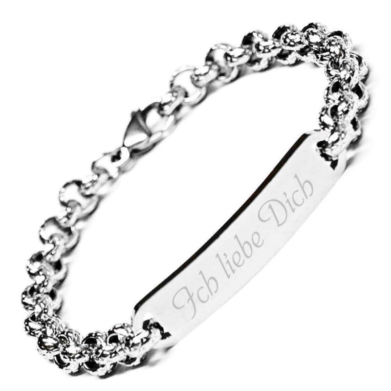 Bild von   armband mit gravur edelstahl ajpg | 🌟 Gravur nach Wunsch 🪄