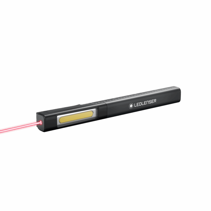 Ledlenser iW2R laser - LED Stiftlampe mit Lasepointer, Schutzklasse IP20, 150 lm