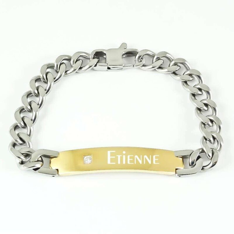 Bild von   panzer armband mit gravur edeljpg | 🌟 Gravur nach Wunsch 🪄