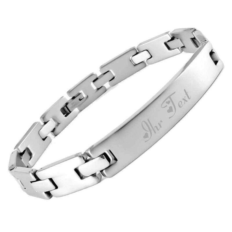 Bild von   armband mit gravur edelstahl ajpg | 🌟 Gravur nach Wunsch 🪄