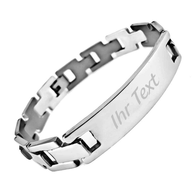 Bild von   armband mit gravur edelstahl ajpg | 🌟 Gravur nach Wunsch 🪄