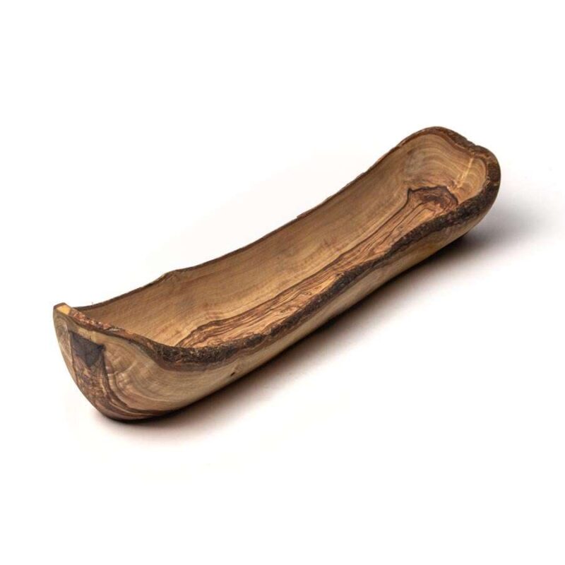 Brotschale aus Olivenholz in Naturform - ca. 30 cm