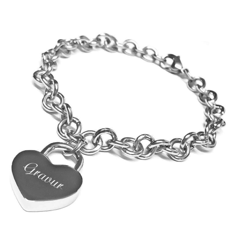 Bild von   herz armband mit gravur edelstjpg | 🌟 Gravur nach Wunsch 🪄