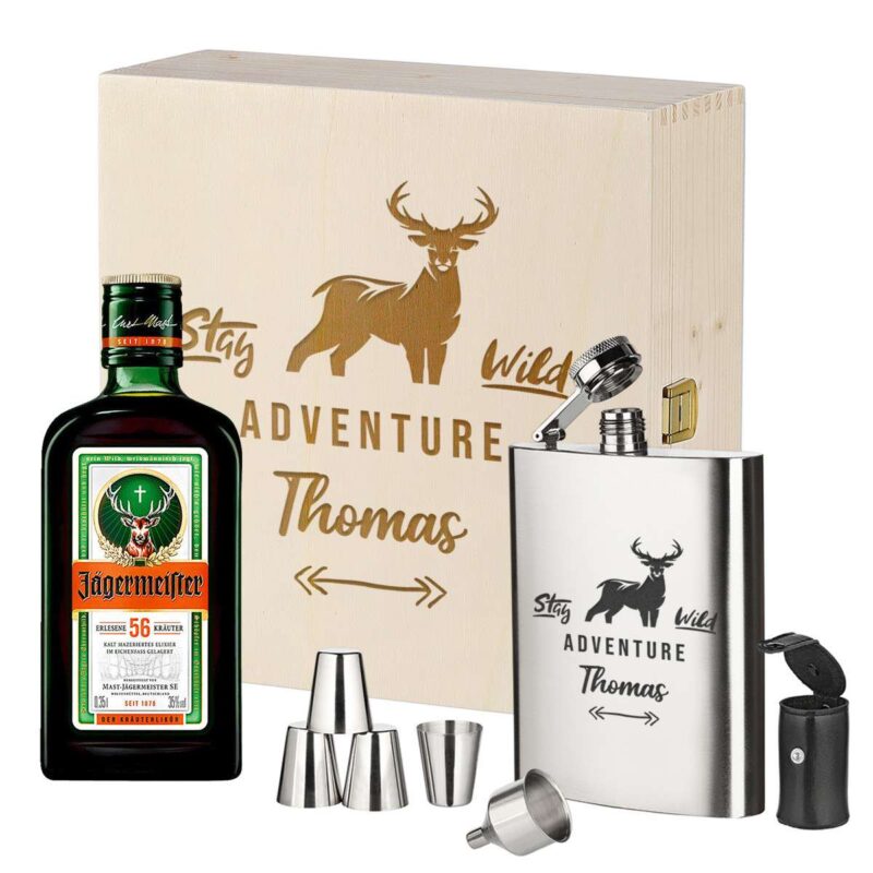 Bild von    tlg geschenkset mit jgermejpg | 🌟 Gravur nach Wunsch 🪄