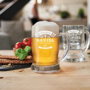 Bild von   bierkrug mit personalisiertenjpg | 🌟 Gravur nach Wunsch 🪄